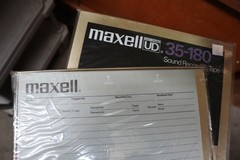 Maxell UD 35-180 Sound Recording Tape 3600 10.5in Reel to Reel NEW OLD STOCK