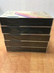 SONY ES – HG BETAMAX L-750 – LOT OF 5 – New Factory Sealed Blank Tapes Beta
