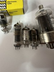 Lot of 5 Vintage Vacuum Tubes RCA 6146B GE Sylvania Mixed Radio TV Untested