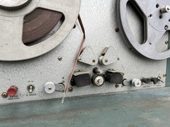Rare Hifi Tube Amp Magnecord Reel To Reel Model 814 In Original Cab 12ax7 12au7