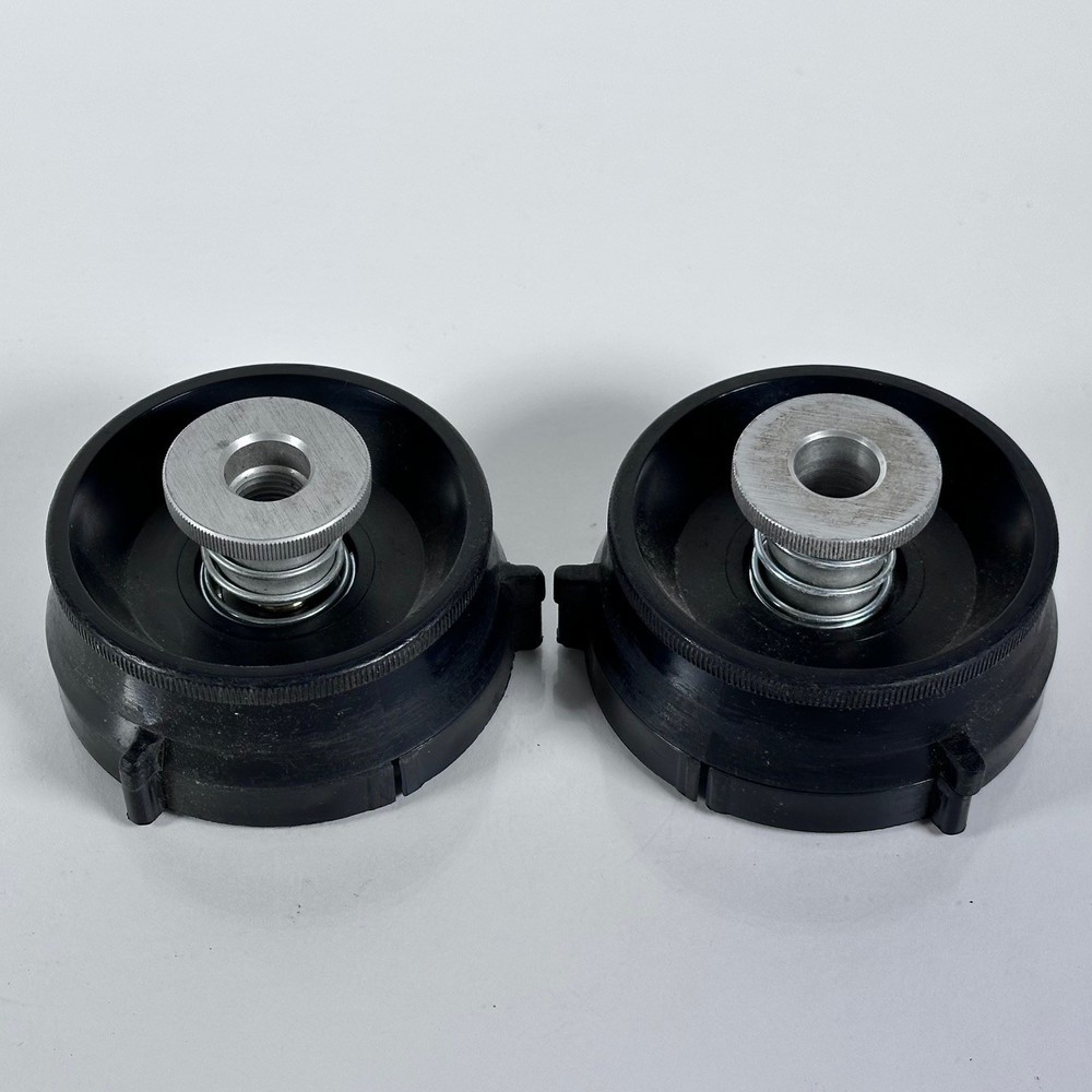 Vintage VIF International Hub Adapter Pair NAB for Reel to Reel Fits Ampex Otari