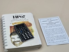 Hewlett Packard HP-67 Calculator Owner&rsquo;s Handbook & Programming Guide Good Cond.
