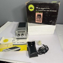 Mayfair Transistor Tape Recorder Model 313 Japan Small Open Reel NEW NIB RARE