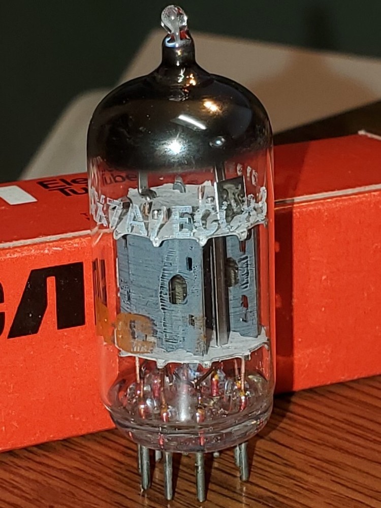 12AX7A Tungsram « RCA » NOS/NIB MaxiPreamp2/TV7 Tested ( 1 ) Tube Lot