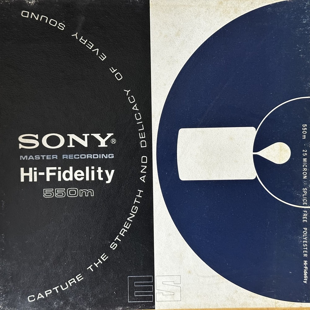 Sony ES High Fidelity Reel to Reel Recording Tape, LP, 7&Prime; Reel, 1800 ft, Refurbi