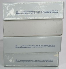 Vintage Betamax Beta Tape Lot of 4 Used Tapes BASF Model L-750 Chrome w/ Cases