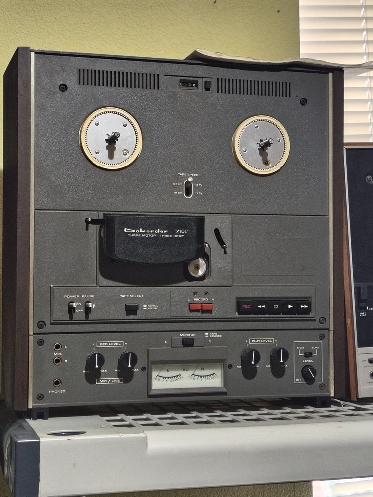 Dokorder 7100 Three Motor Three Head Reel to Reel Tape Recorder PARTS ONLY