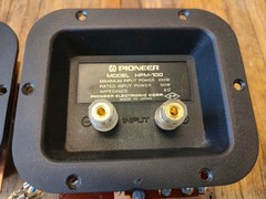 Pioneer HPM-100 Crossover Pair w/ 5-way binding posts for banana plugs