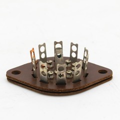 NOS 9-Pin Phenolic Wafer Vacuum Tube Socket | Lot of 25