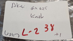 Akai GX-625 GX625 Reel To Reel Player Recorder Parts Knob Dial