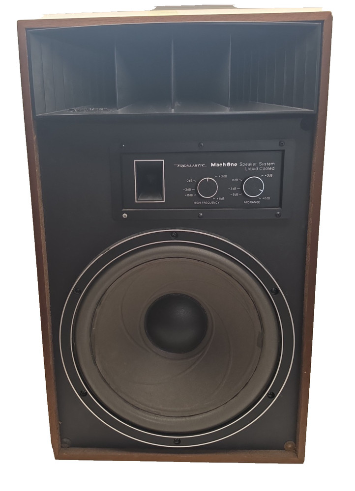 Realistic Mach One 15&Prime; Speaker Liquid Cooled 160W 8Ohm New Foam Vintage 40-4029