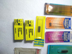 Lot of 13 Vintage Electronic Parts RCA, Sprauge,Sylvania, Beckman New old Stock
