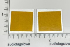 Canton Speaker Badge Custom Brown / Gold Aluminum Pair Free Shipping