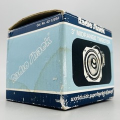Vintage Radio Shack 3&Prime; Midrange Tweeter Speaker 40-1289A- NIB NOS NOB Untested