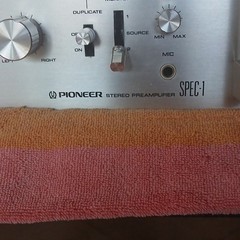 Pioneer SPEC-1 Stereo Preamplifier Preamp Silver AC 120V 60Hz