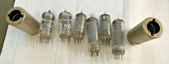 OEM Sony Reel to Reel TC-500A parts – 6 Vacuum Tube Set