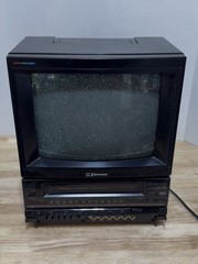 Emerson VCT120 10&Prime; TV-VCR Combo VHS Player Fully Tested – VCR Works!