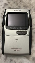 Vintage Casio LCD Color Handheld Television Model TV-880N Made In Malaysia
