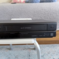 JVC DR-MV80 DVD Recorder VHS VCR Combo HDMI Tested Dubbing Works W/ Remote