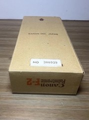 Vintage Canon Palmtronic F-2 scientific calculator w/ Box , Case and paper work