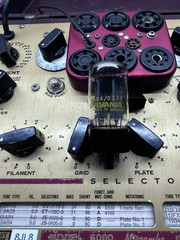 Mullard /Sylvania GZ34 5AR4 Rectifier Tube f32 B3A5. Recently Cal.Hickok Tested.