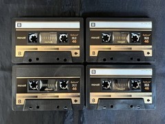 MAXELL XLII 46 Type II Position High Bias Cassette Tapes Used (Lot of 4).