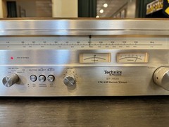 Vintage Technics By Panasonic ST-7600 FM/AM Stereo Tuner Wood Cabinet