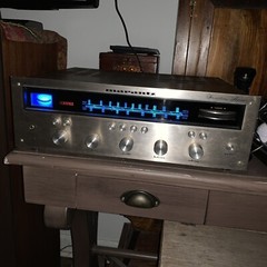 MARANTZ 2215 CHAMPAGNE ENGRAVED FACEPLATE . #622 on assembly Line.