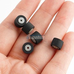 5PCS 9x7x6x1.5mm Tape Recorder Pinch Roller Wheel Rubber Pressure Belt Pulleys