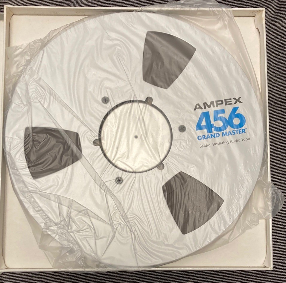 Ampex 456 Grand Master 1/4&Prime; x 2500&prime; Reel to Reel Tape NOS (Quantegy factory)