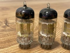 ONE TUNGSRAM ECC83 / 12AX7 SILVER PLATE DOUBLE TRIODES VACUUM AUDIO RADIO TUBE
