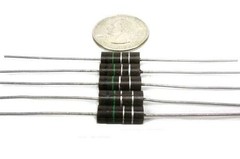 0.05 OHM 1 WATT ALLEN QTY-2 TUBE AMP AMPLIFIER WIRE WOUND EMITTER RESISTOR