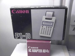 NEW! Vintage Canon P1-D NOS! Calculator In Box