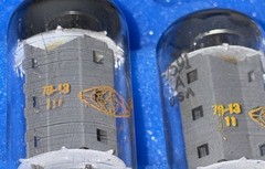 TWO Amperex 7591A Tubes / Amplitrex Tested 💪 +100% / 1978 Dates / 2% Gm Matched