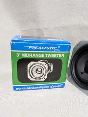 Realistic sold by radio shack 3 inch Hi Fi Audio mid-range tweeter model 40-1289