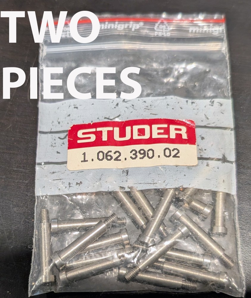 NOS – PR99, A807 A810 Tape Guide Headblock (Shaft Screw) Studer 1.062.390.02