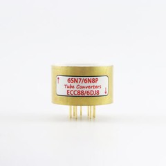 One Gold plated 6SN7 6N8P TO ECC88 6DJ8 Vacuum tube convert socket