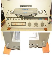 WOODEN REPLACEMENT FEET for your Reel to Reel