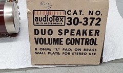 Audiotex 30-372 / DUO SPEAKER VOLUME CONTROL 8 OHM «  »L » » PAD STEREO