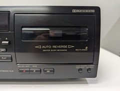 JVC TD-W254BK Dual Auto Reverse Cassette Deck, Dolby B & C,HX Pro