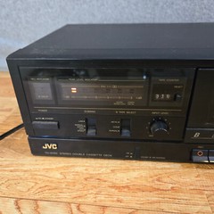 VINTAGE JVC TD-W106 Dual Double Cassette Deck Player Recorder Read