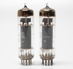 Matched Pair of Sonotone – Telefunken 6BQ5 EL84 Tubes — KT1
