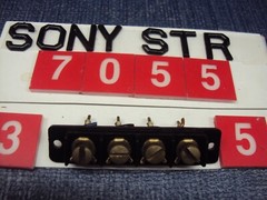 Sony STR 7055 Receiver Original Speaker Terminal. Tested. Parting Out STR 7055