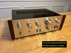 Black Walnut Rails. Fits Pioneer SA-6500 6600 6850 710 7100 7500 810 8100 others