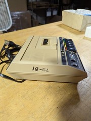 Audiotronics 148A Audio Cassette Recorder / Player 120VAC or DC Battery, Tested