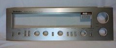 Vintage Technics SA-303 Stereo Receiver parting out faceplate with Glass NICE