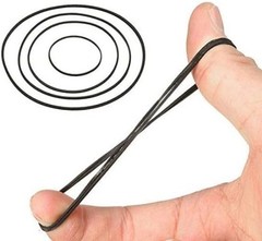 50 pack 40mm to 190mm Recorder Rubber Belts, Cassette Recorder Repair Mainten…
