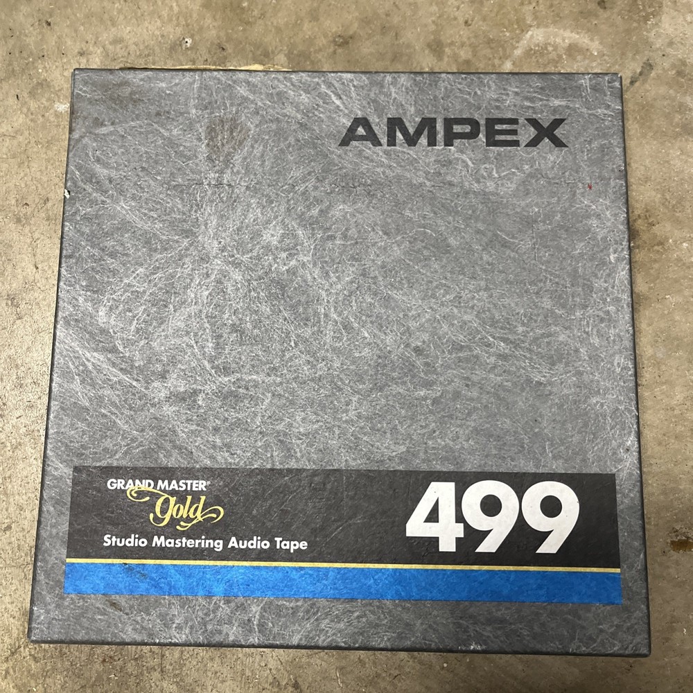 Ampex 499 Grand Master Gold 10.5 1/2” Tape Metal Take-up Reel