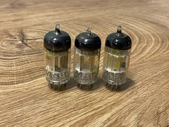 ONE TUNGSRAM ECC83 / 12AX7 SILVER PLATE DOUBLE TRIODES VACUUM AUDIO RADIO TUBE