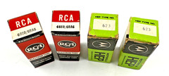 Mixed Vintage Vacuum Tube Lot HEP 623 RCA 6BA6 Untested